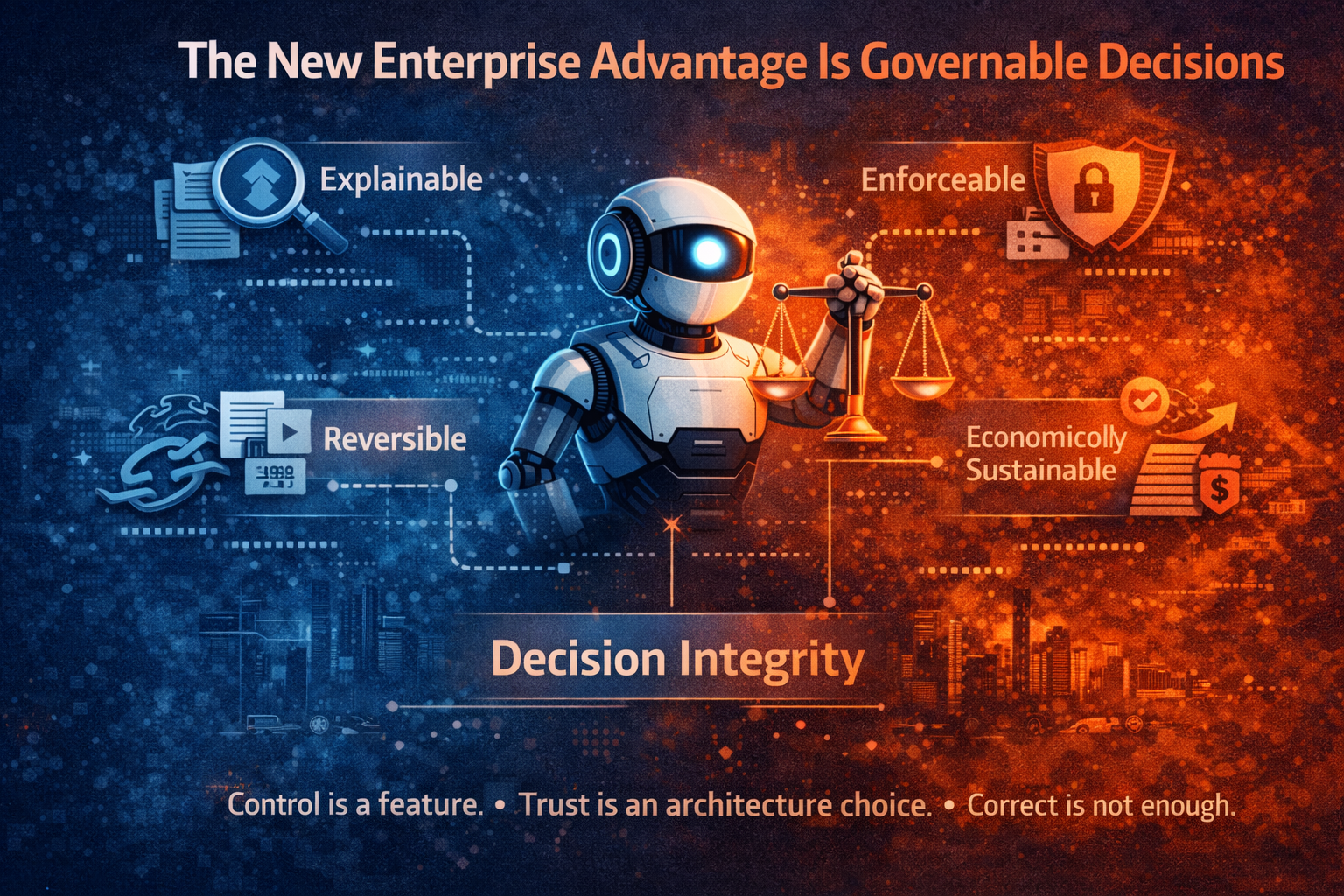 The New Enterprise Advantage Is Governable Decisions