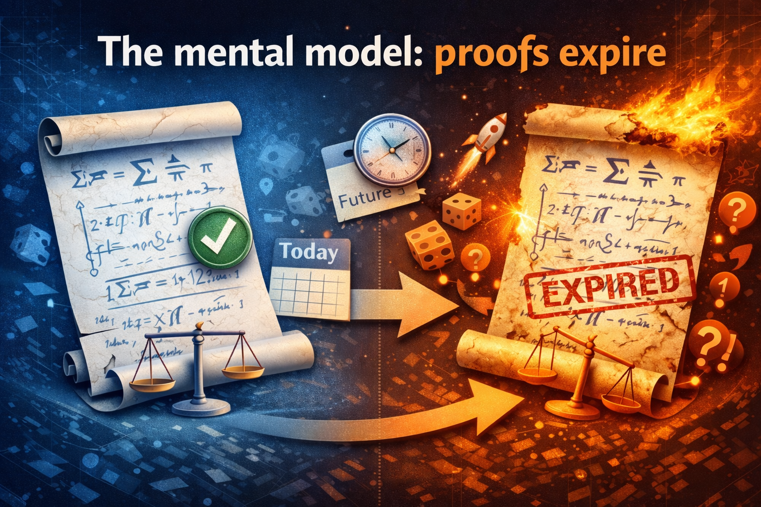 The mental model: proofs expire