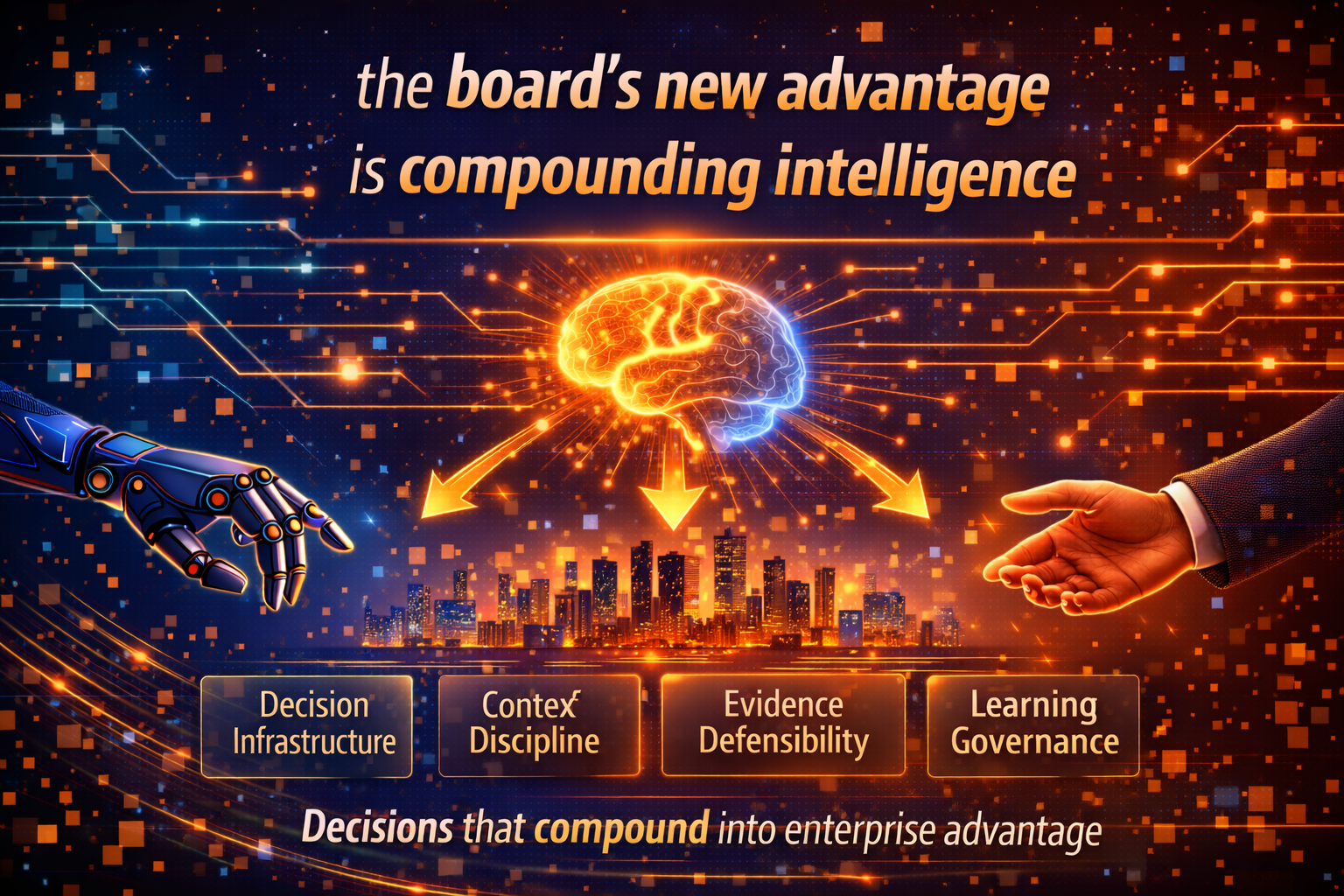 the board’s new advantage is compounding intelligence