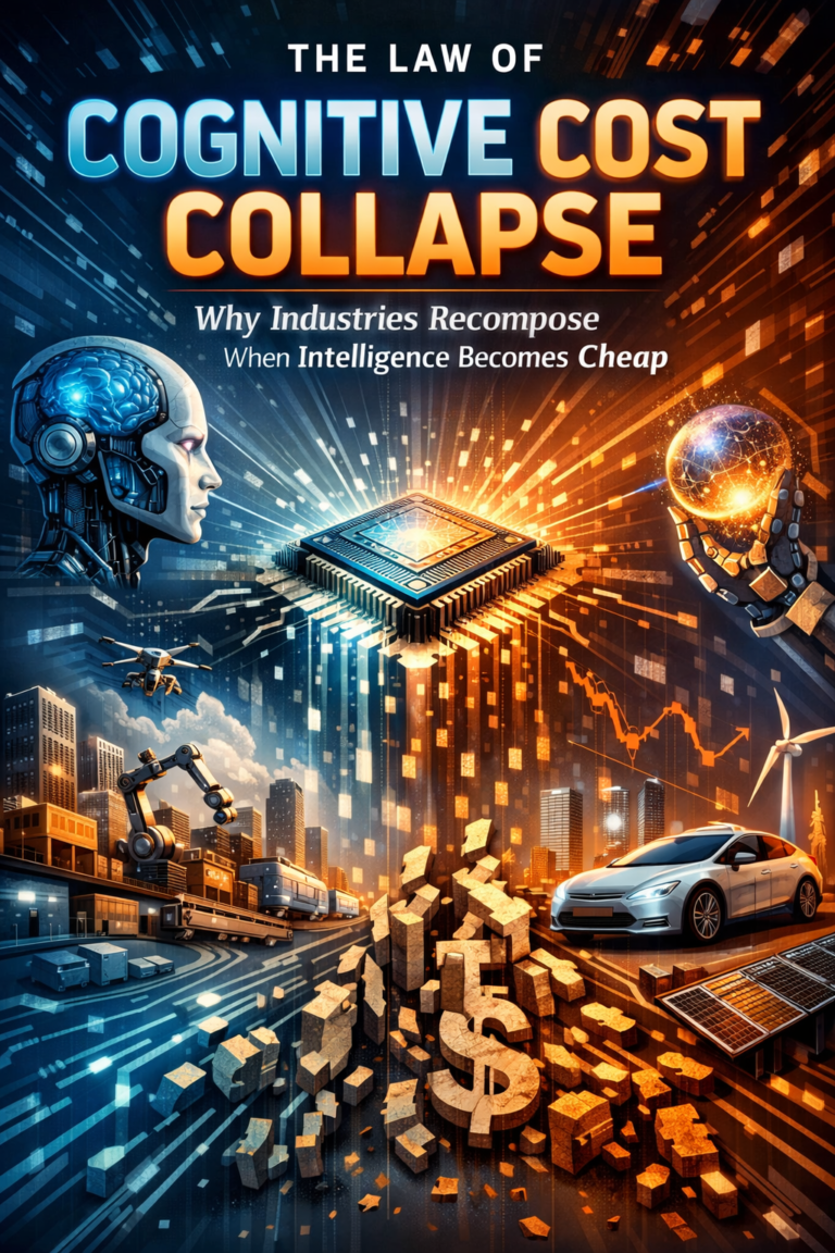 Intelligence Is Becoming Abundant: Why Markets Will Be Redesigned Around Better Outcomes