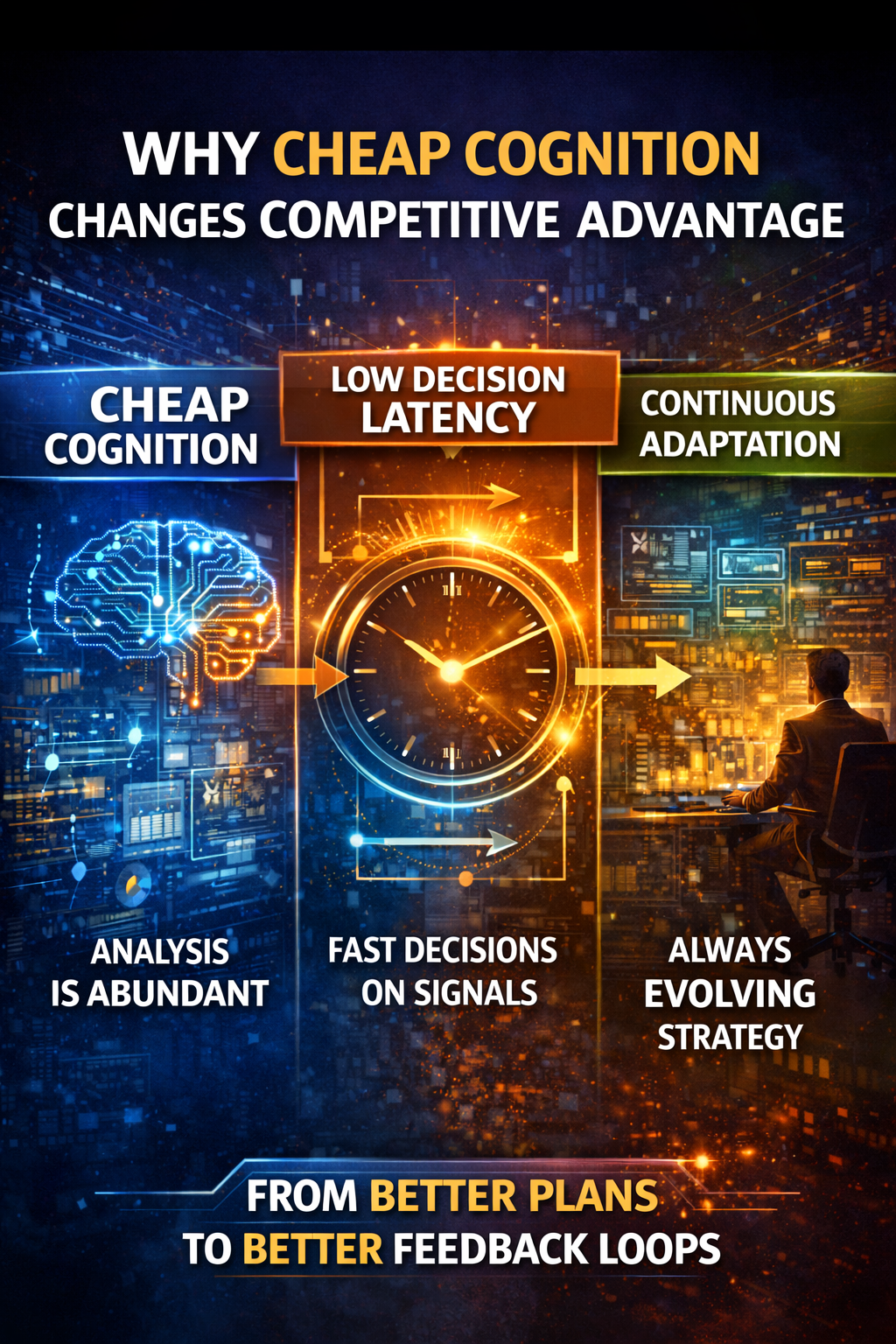 Why Cheap Cognition Changes Competitive Advantage