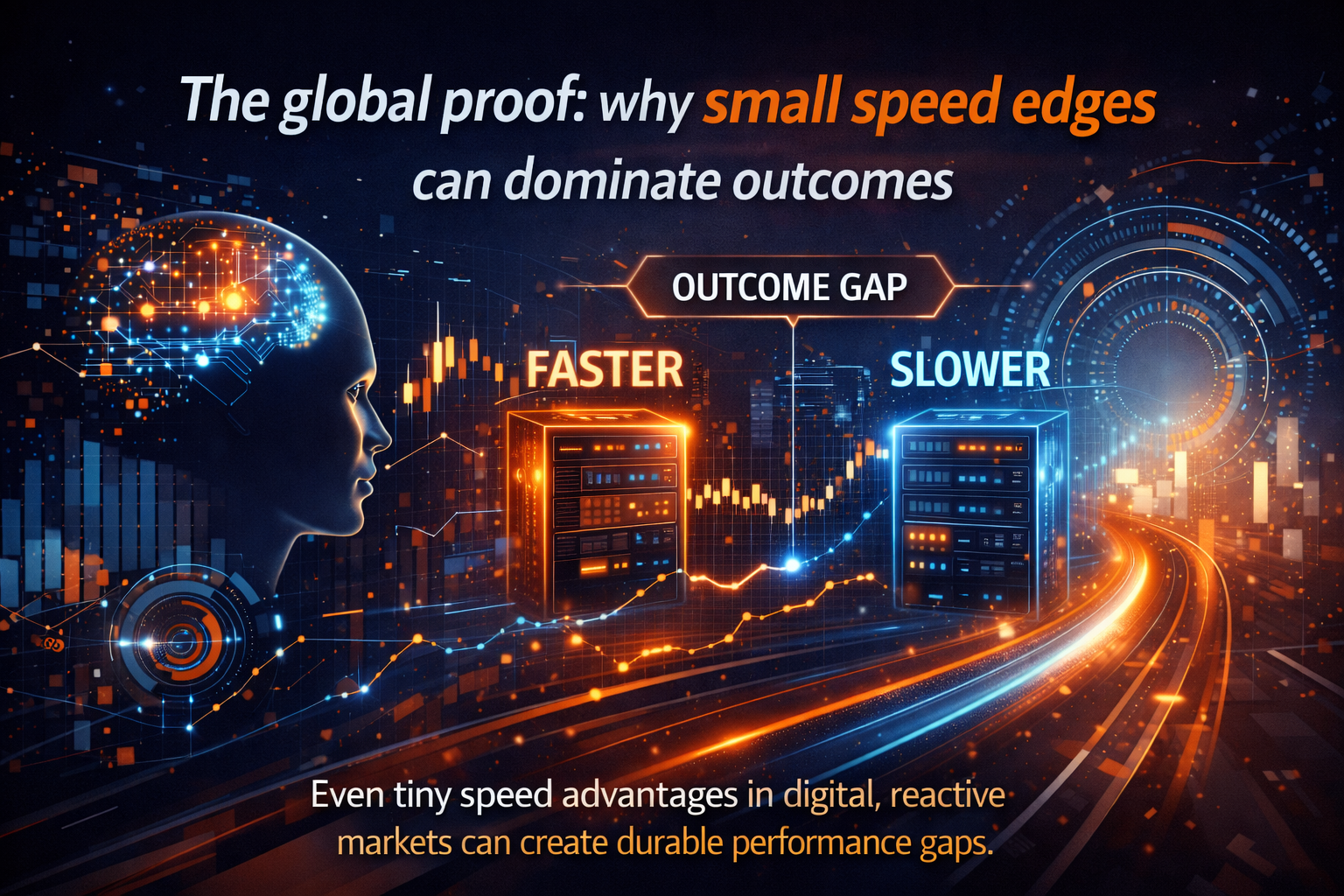 The global proof: why small speed edges can dominate outcomes