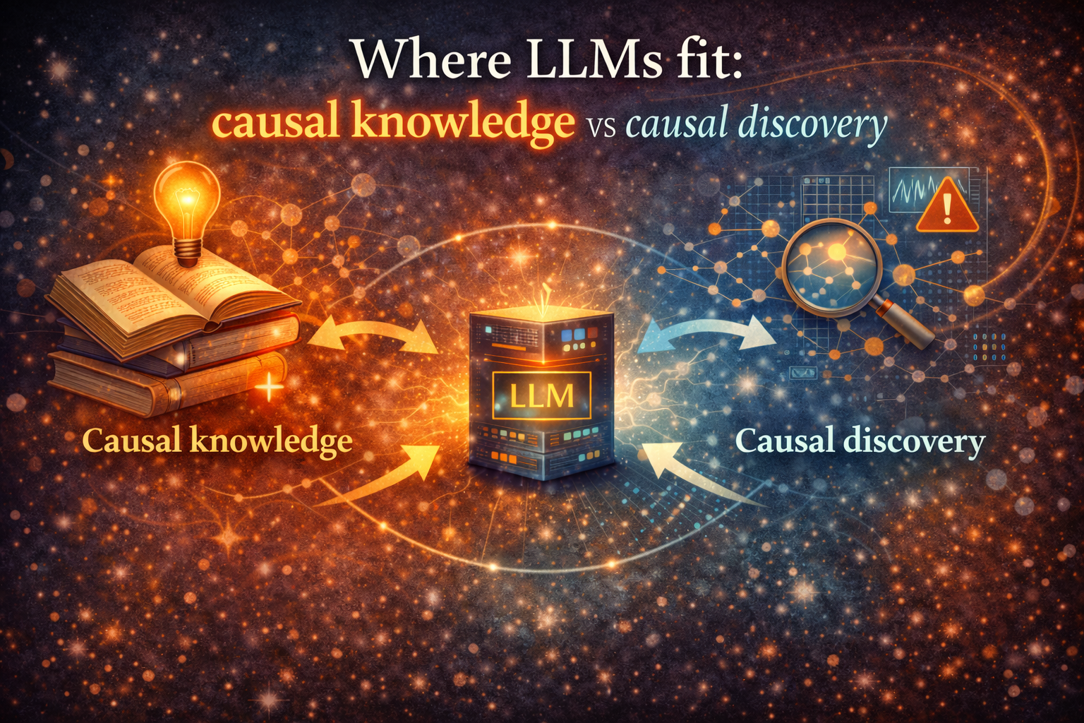 Where LLMs fit: causal knowledge vs causal discovery