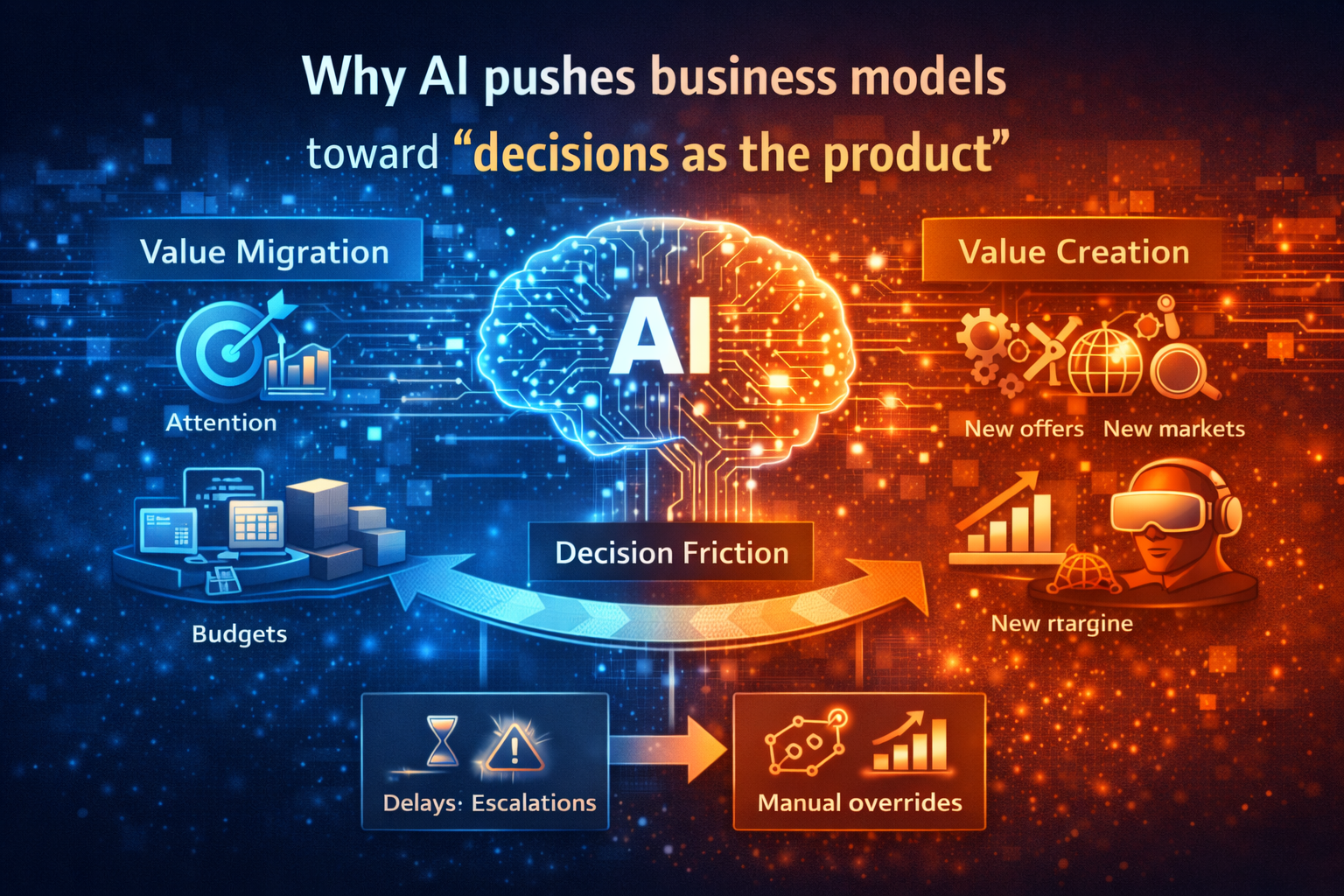 Why AI pushes business models toward “decisions as the product”