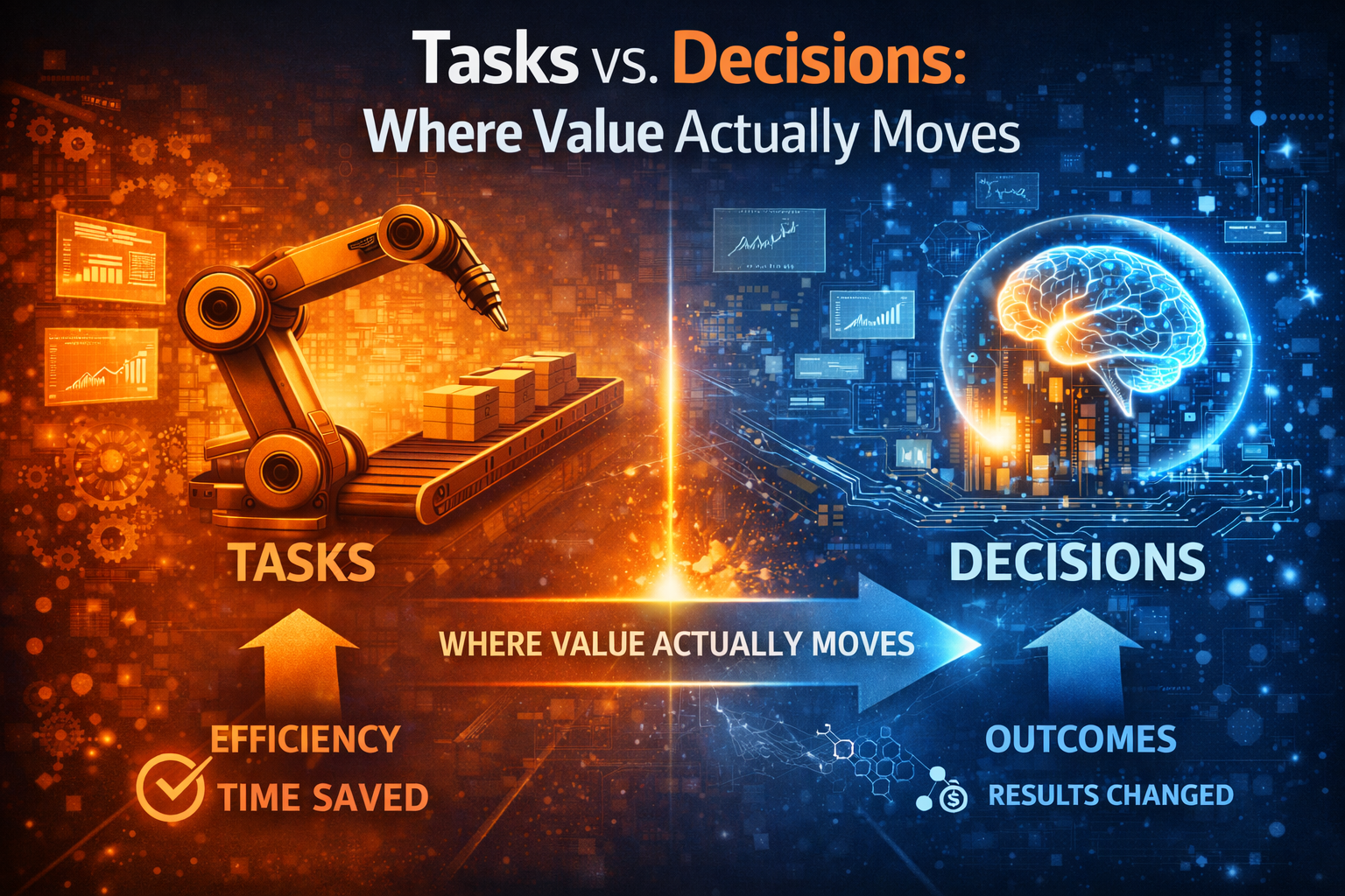 Tasks vs. Decisions: Where Value Actually Moves
