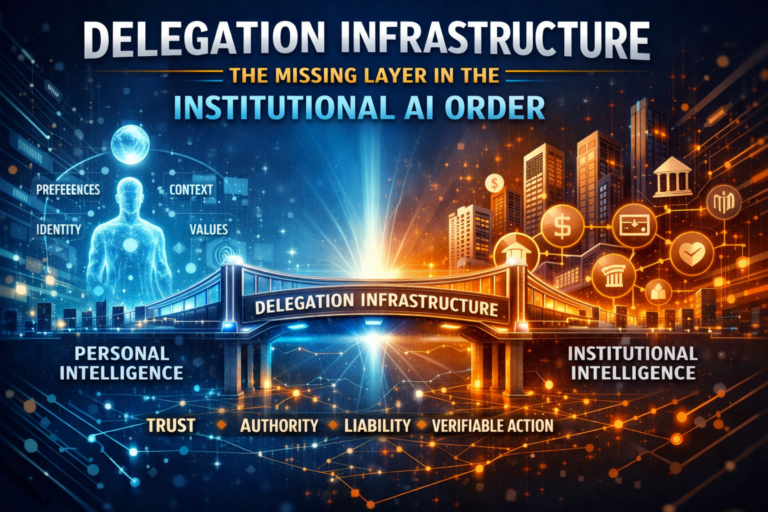 Delegation Infrastructure: The Missing Layer in the Institutional AI Order