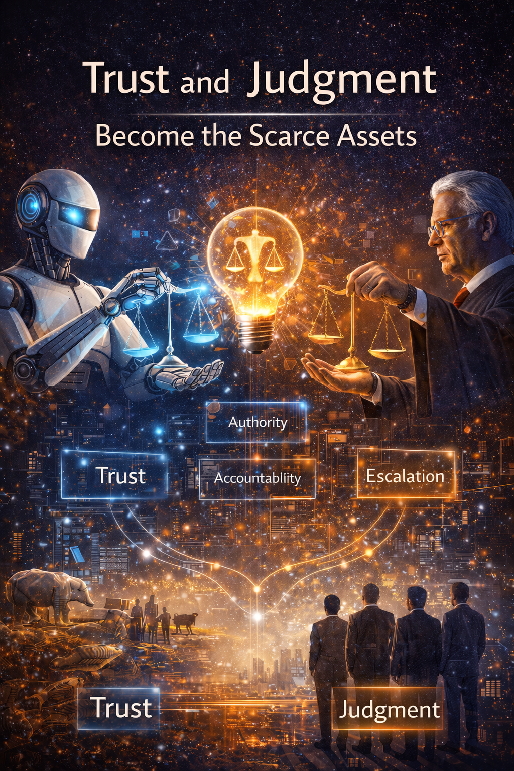 Trust and Judgment Become the Scarce Assets