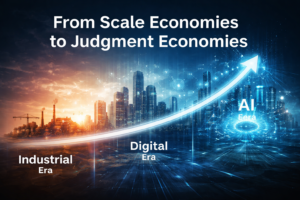 Industry Structure in the AI Era: Why Judgment Economies Will Redefine Competitive Advantage