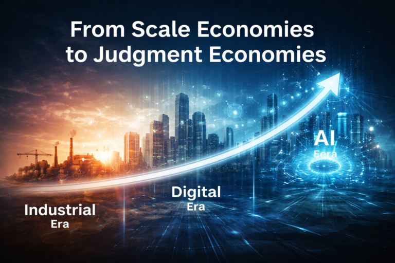 Industry Structure in the AI Era: Why Judgment Economies Will Redefine Competitive Advantage