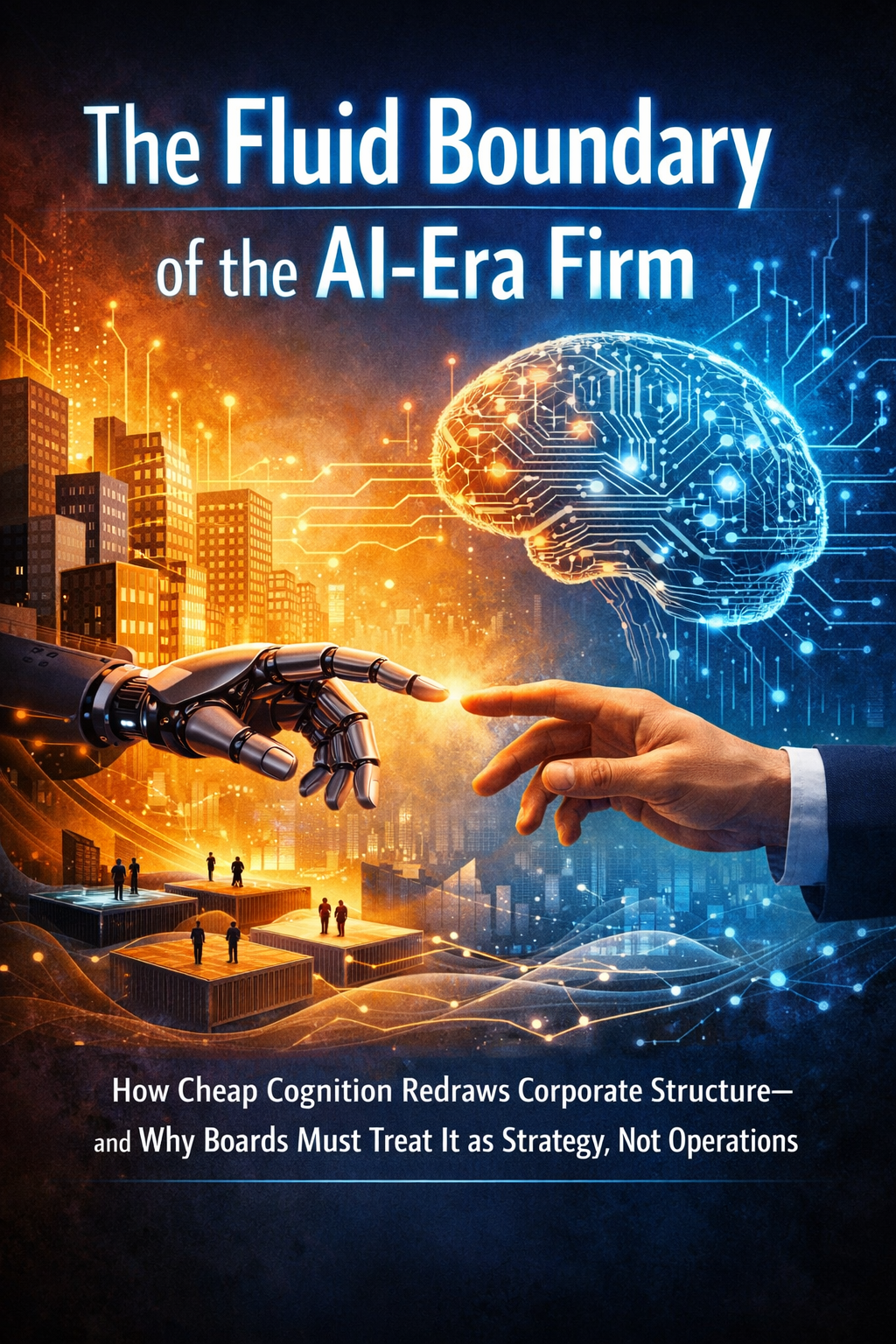 The Fluid Boundary of the AI-Era Firm: How Cheap Cognition Is Redrawing Corporate Structure