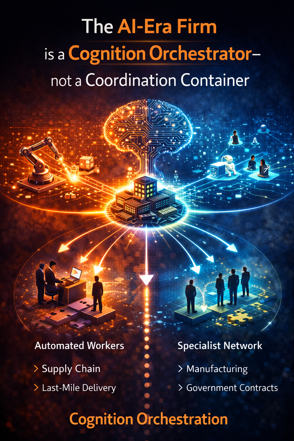 Conclusion: the AI-era firm is a cognition orchestrator—not a coordination container