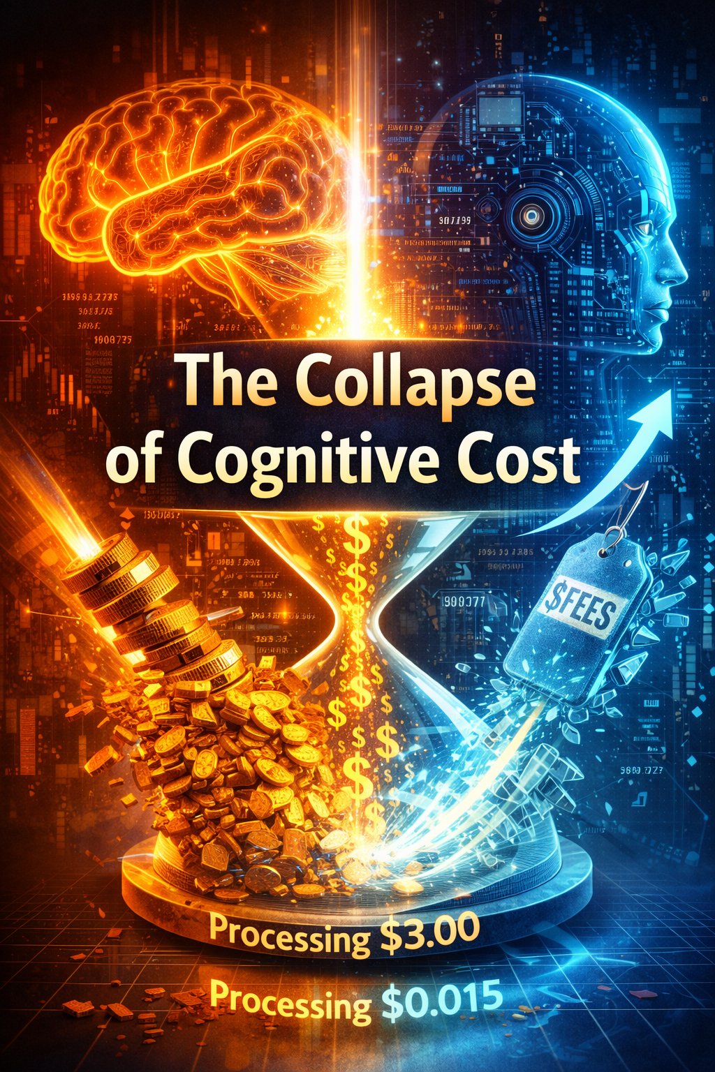 The collapse of cognitive cost
