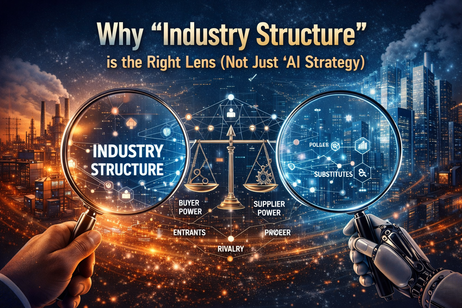 Why “industry structure” is the right lens (not just “AI strategy”)