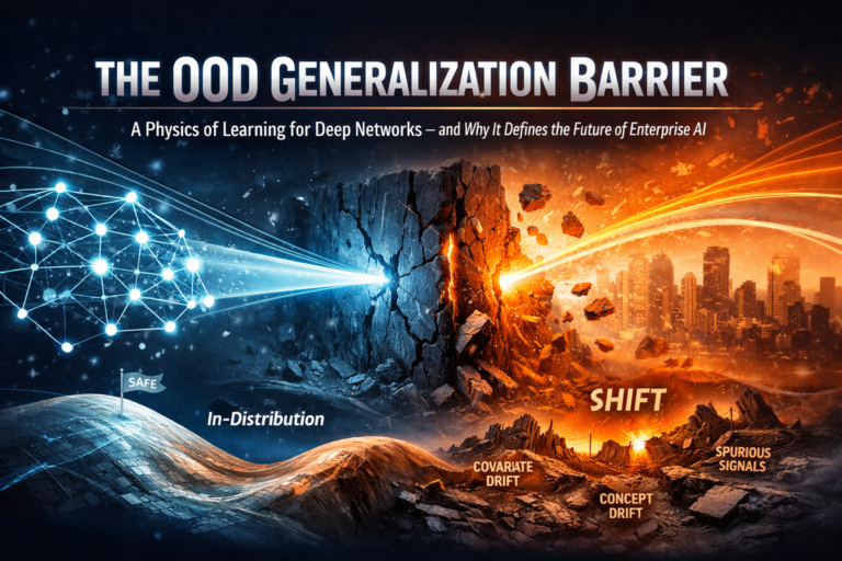 The OOD Generalization Barrier: Why Deep Learning Breaks Under Distribution Shift — And What Enterprise AI Must Do About It