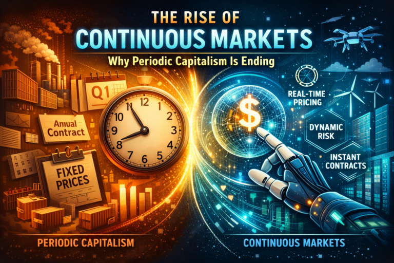The Rise of Continuous Markets: Why Periodic Capitalism Is Ending in the Age of AI