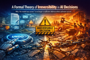 A Formal Theory of Irreversibility in AI Decisions