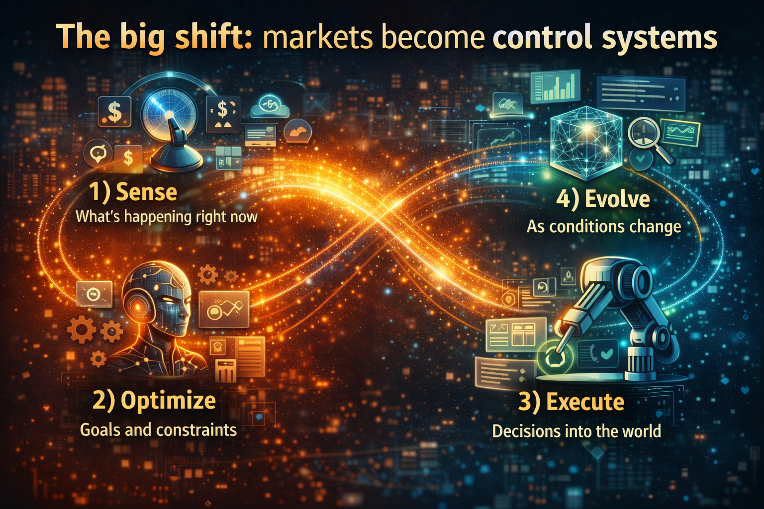 The big shift: markets become control systems