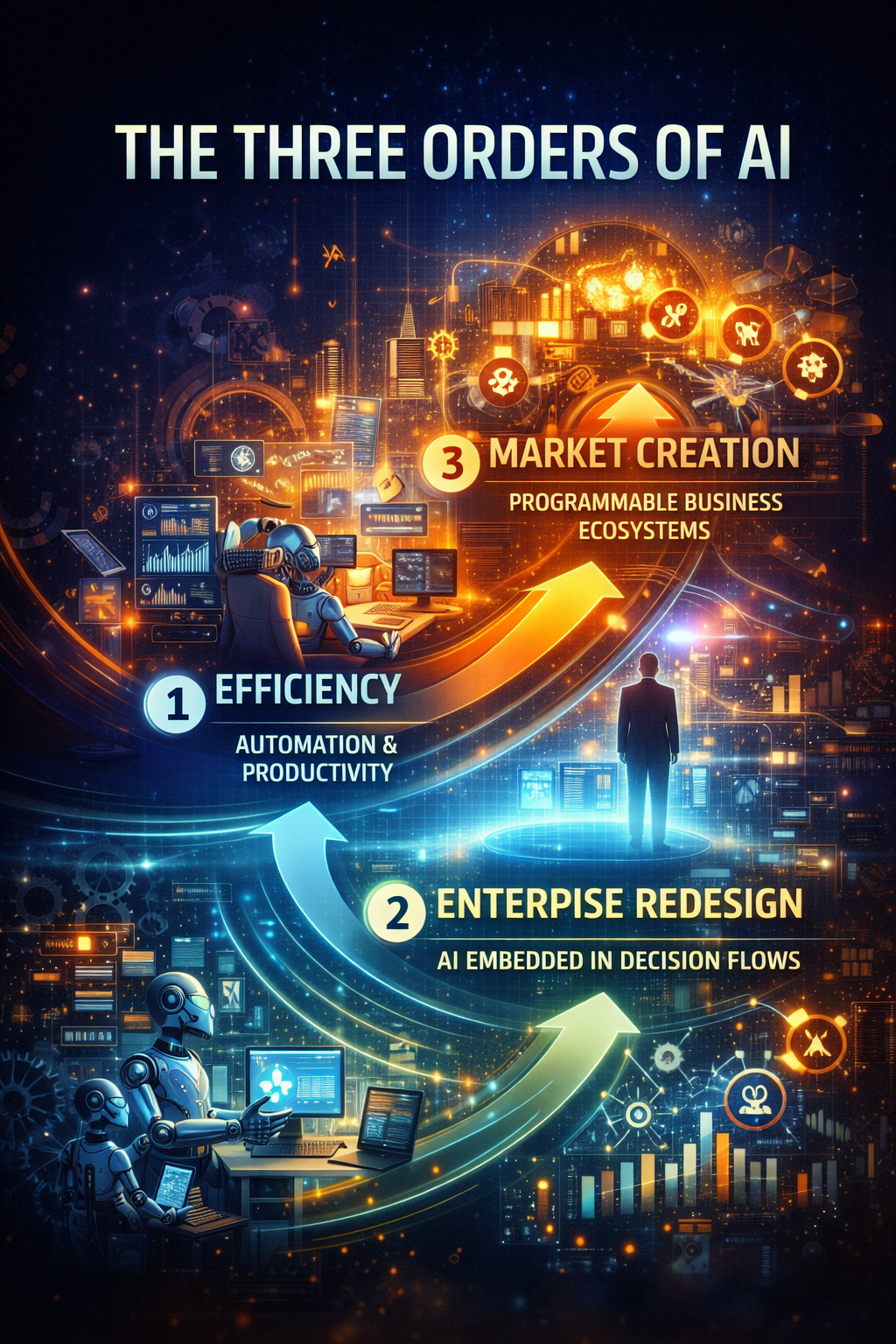 The Three Orders of AI