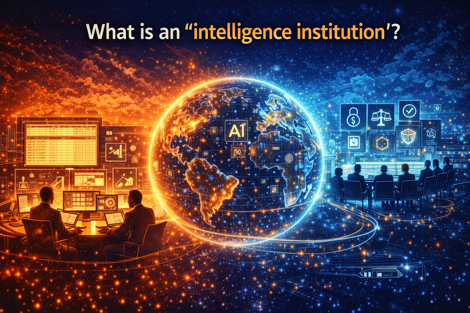 2) What is an “intelligence institution”?