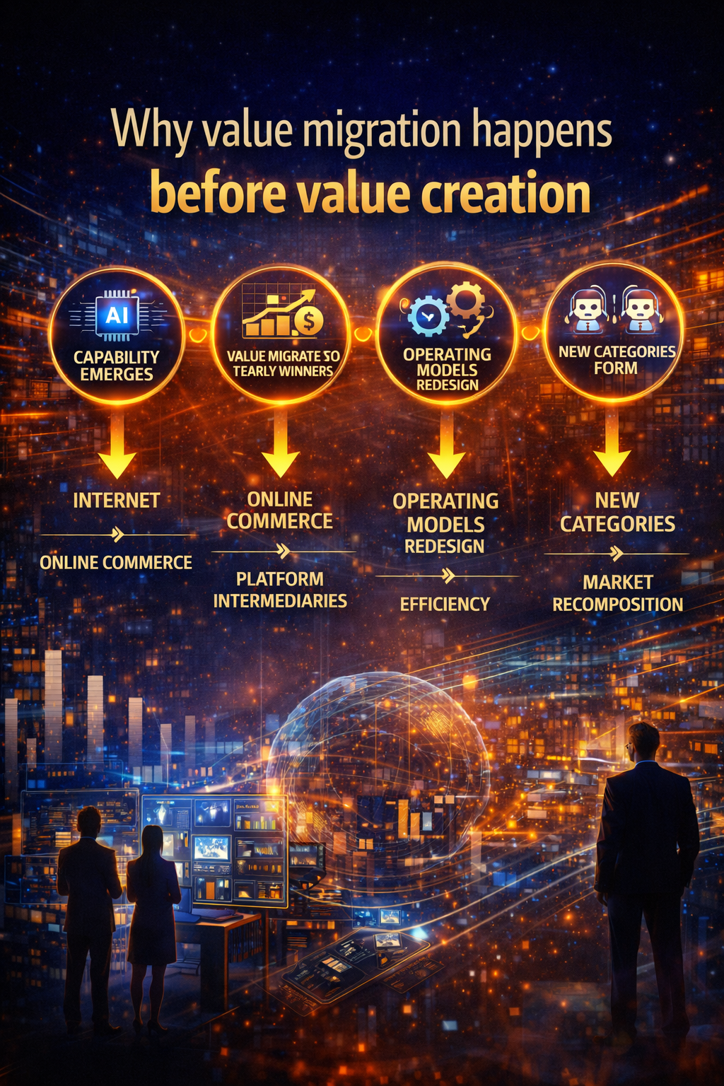 Why value migration happens before value creation