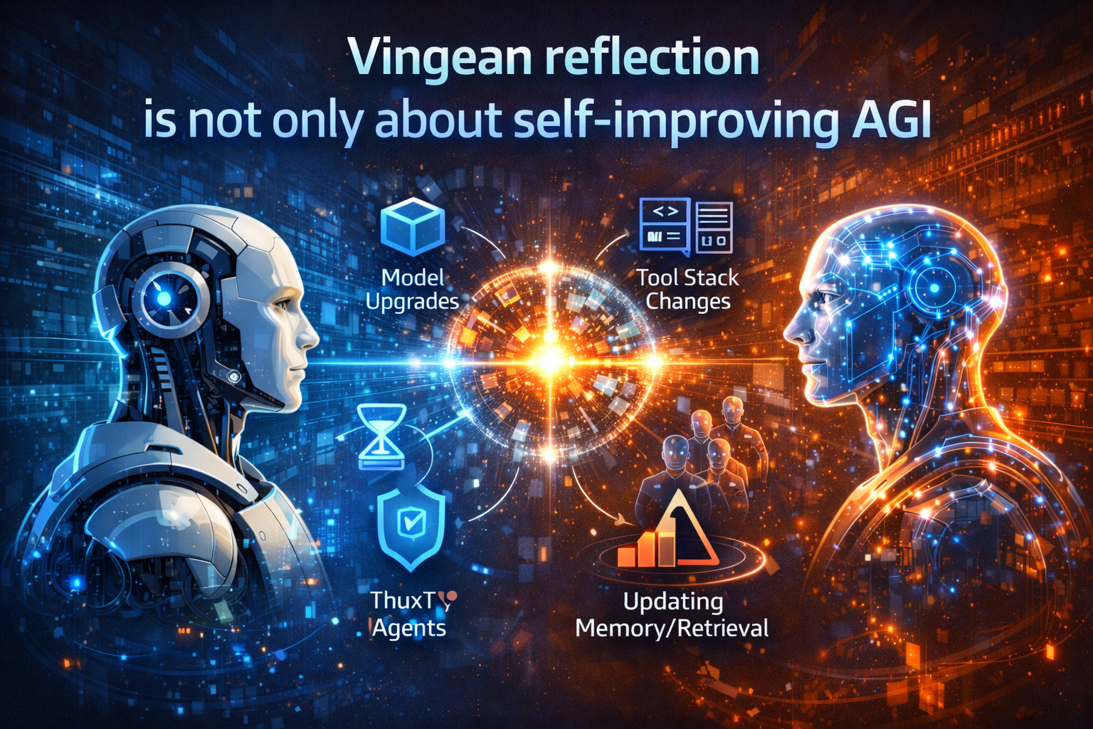 Vingean reflection is not only about self-improving AGI