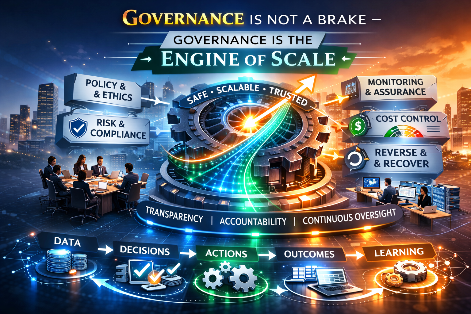 Governance is not a brake—governance is the engine of scale