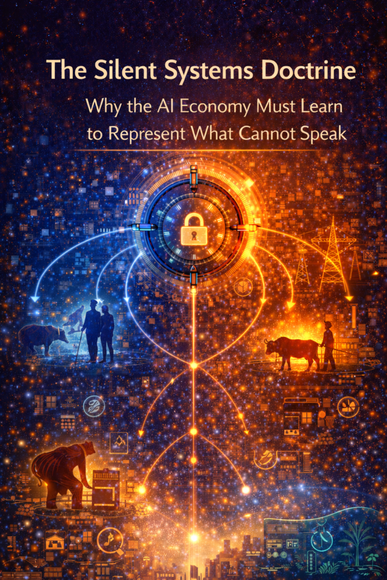 The Silent Systems Doctrine: Why the AI Economy Will Be Won by Those Who Represent What Cannot Speak