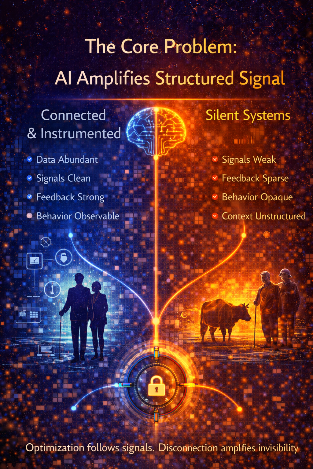 The Core Problem: AI Amplifies Structured Signal