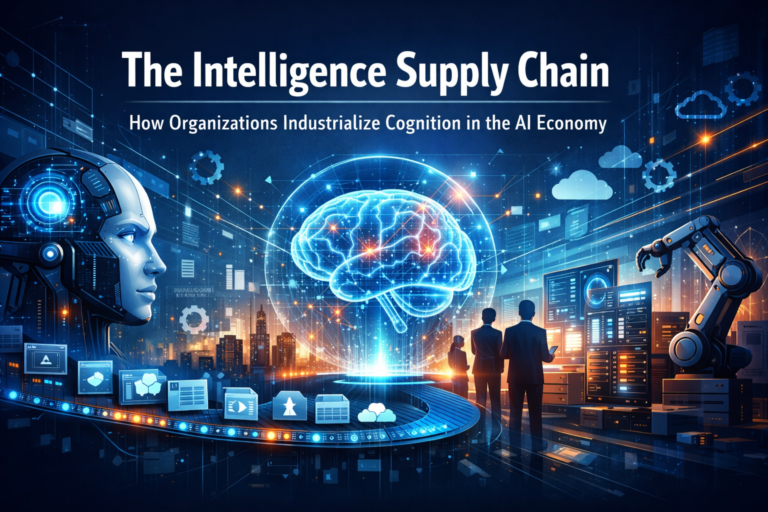 The Intelligence Supply Chain: How Organizations Industrialize Cognition in the AI Economy