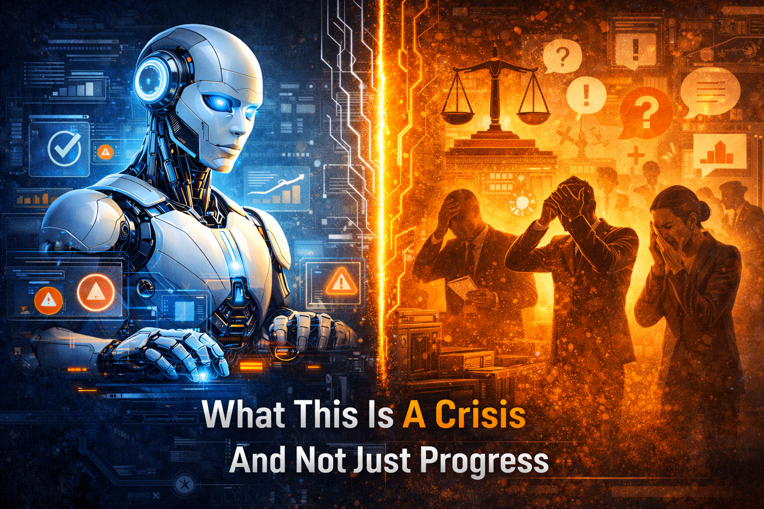 Why this is a crisis (and not just progress)