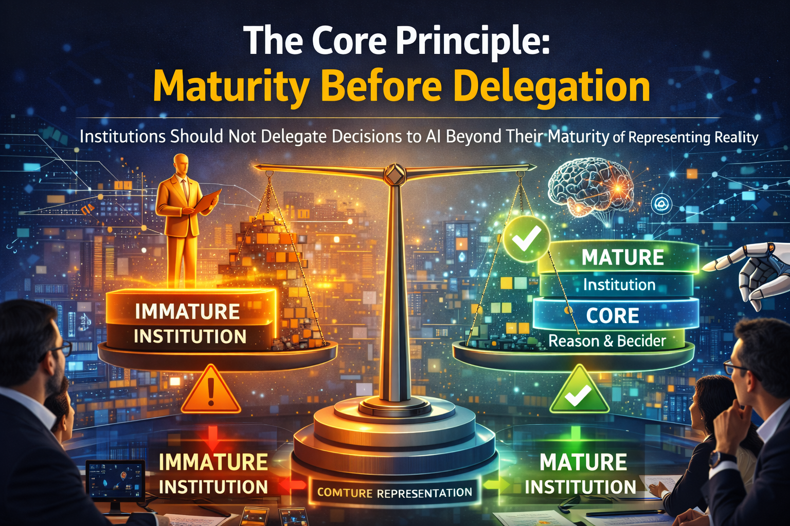 The core principle: maturity before delegation