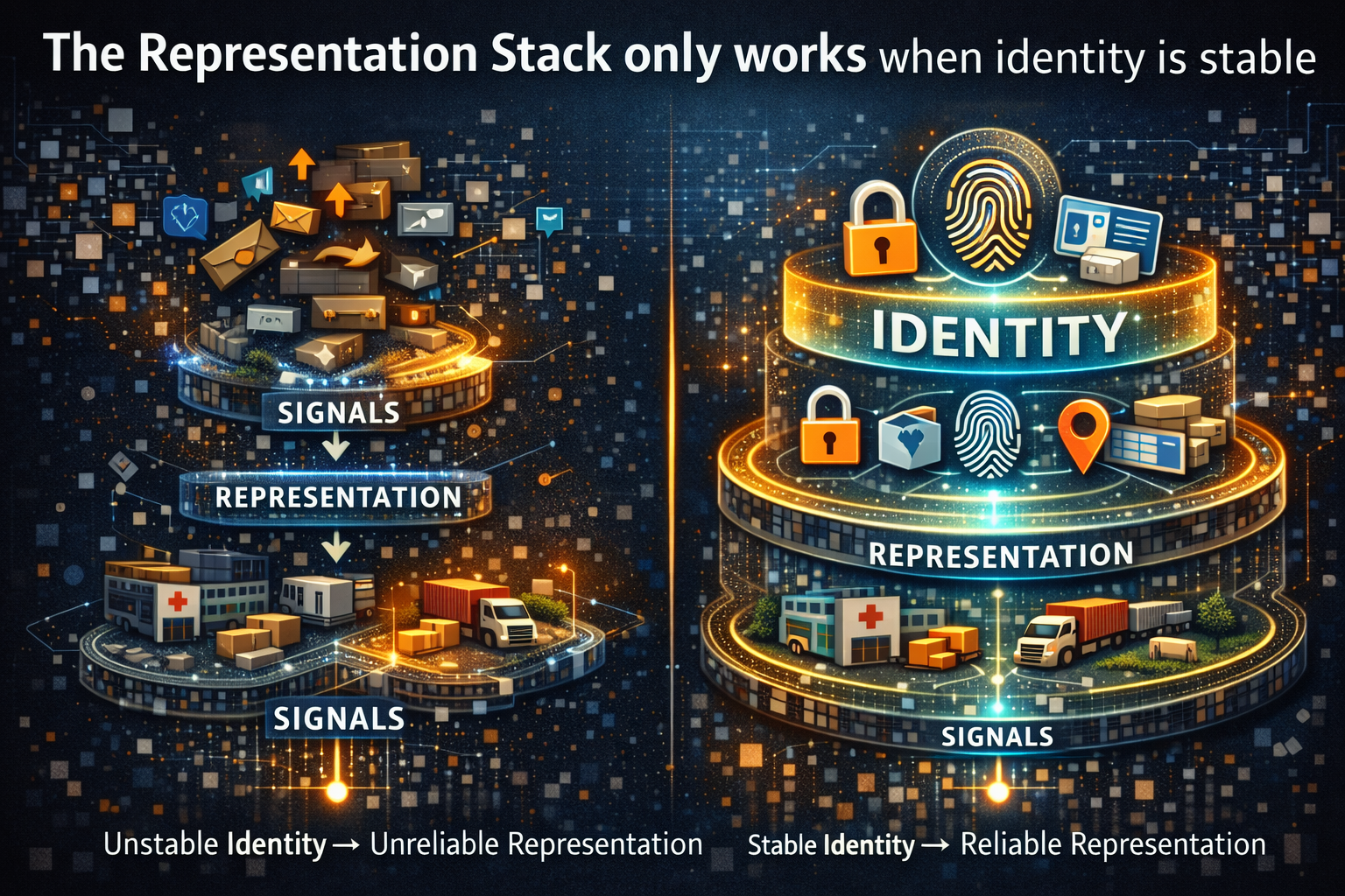 The Representation Stack only works when identity is stable