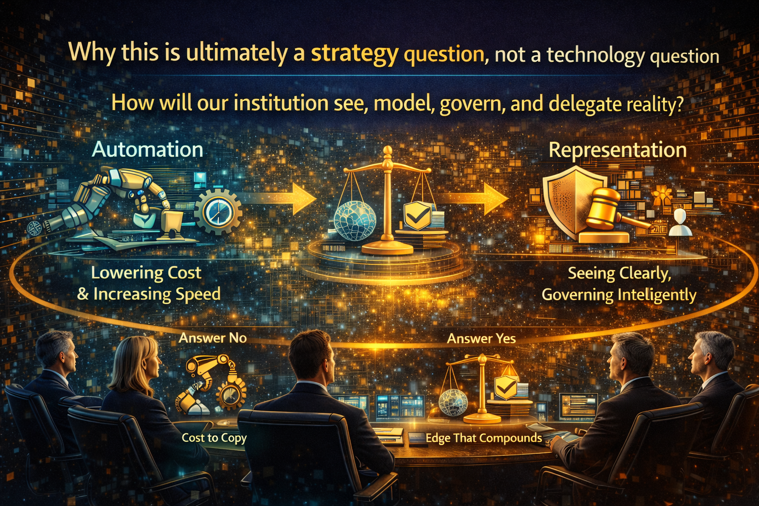Why this is ultimately a strategy question, not a technology question