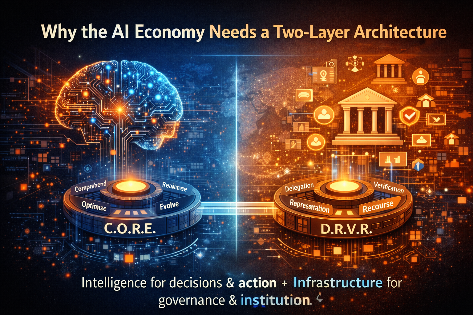 Why the AI economy needs a two-layer architecture