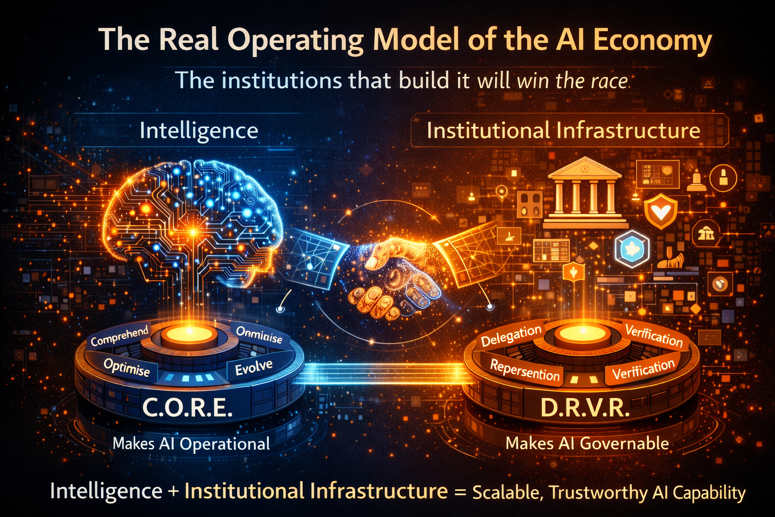 The real operating model of the AI economy
