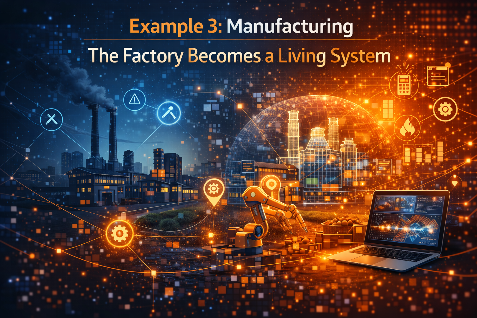 Example 3: Manufacturing — The Factory Becomes a Living System