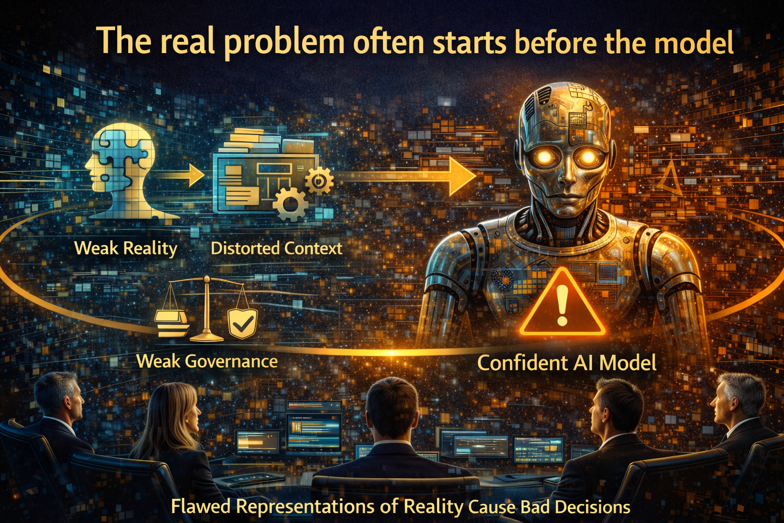 The real problem often starts before the model