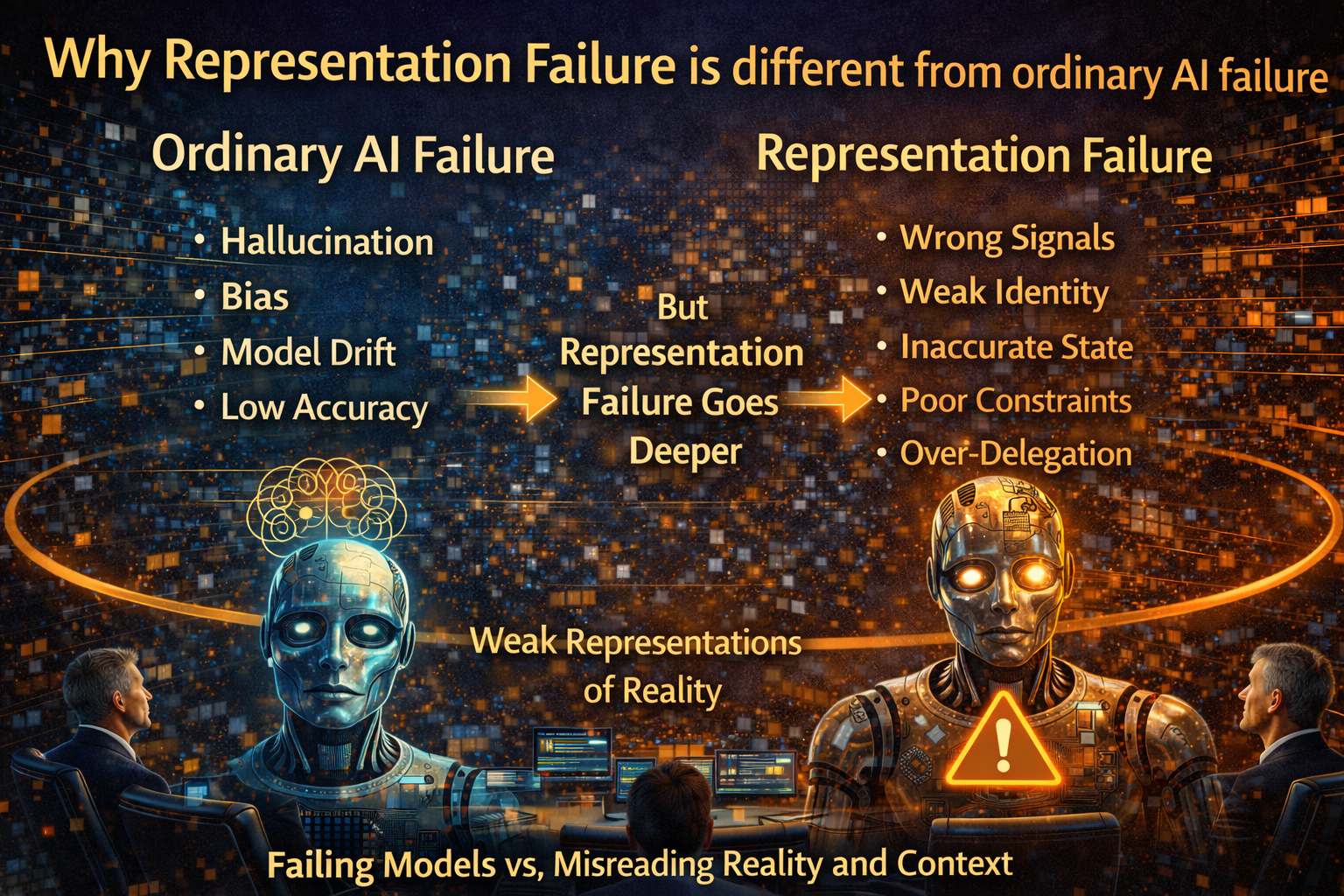 Why Representation Failure is different from ordinary AI failure