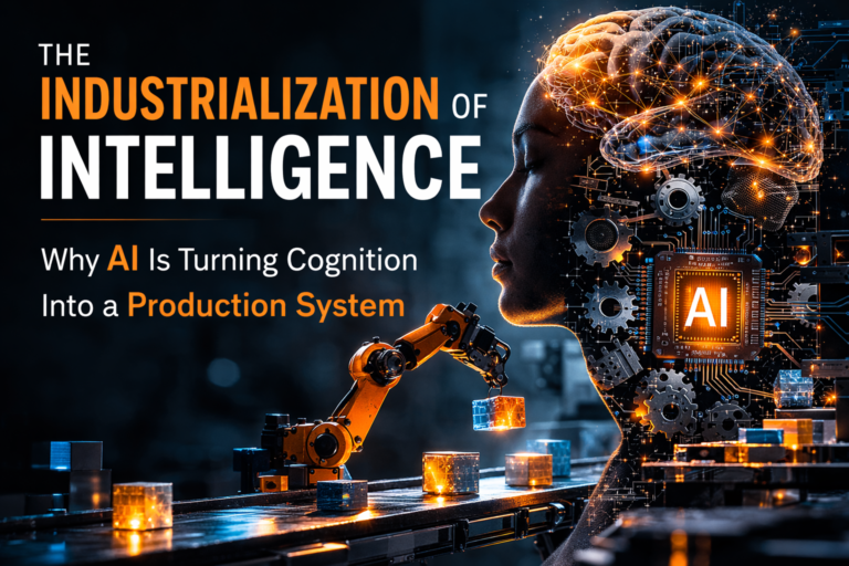 The Industrialization of Intelligence: How AI Is Turning Cognition into a Production System