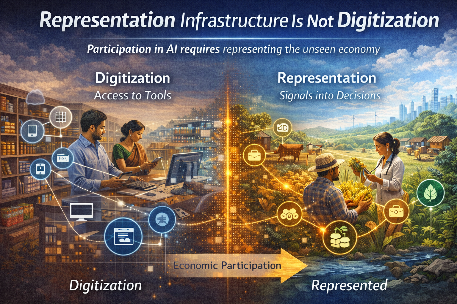 Representation Infrastructure Is Not Digitization