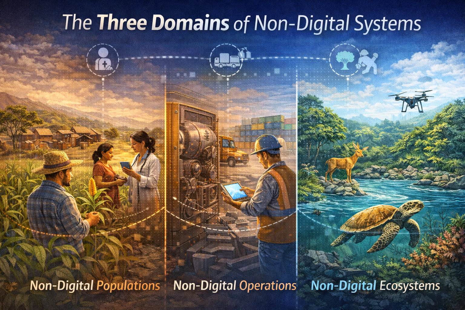 The Three Domains of Non-Digital Systems