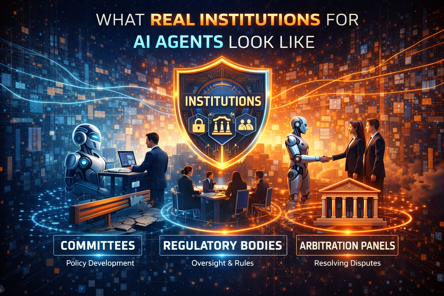 What Real Institutions for AI Agents Look Like