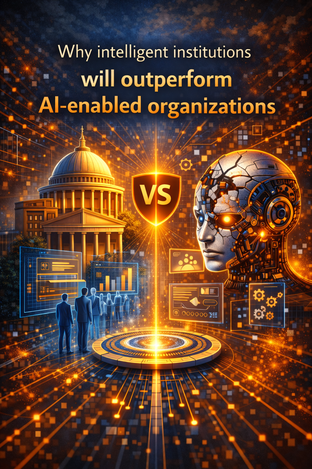 Why intelligent institutions will outperform AI-enabled organizations