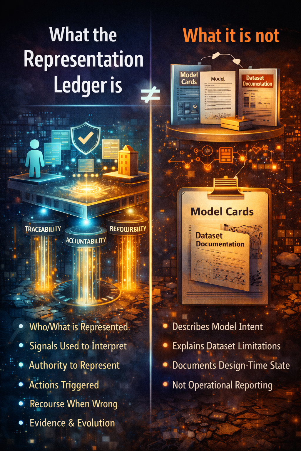 What the Representation Ledger is (and what it is not)