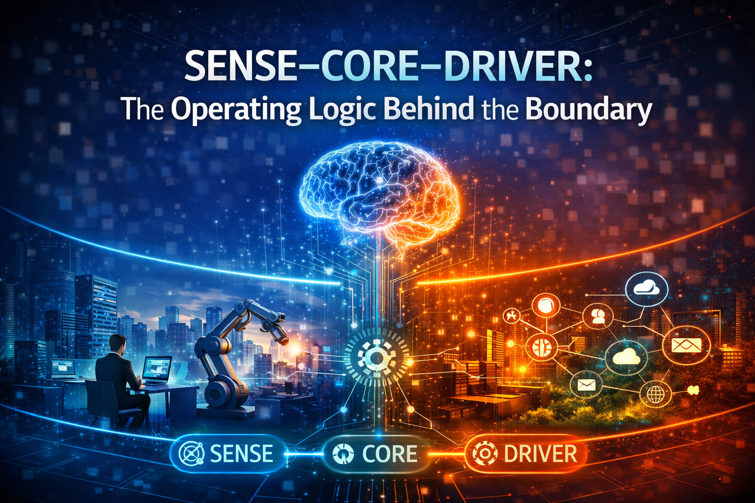 SENSE–CORE–DRIVER: The Operating Logic Behind the Boundary