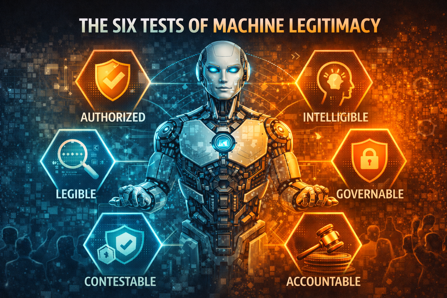 The six tests of machine legitimacy