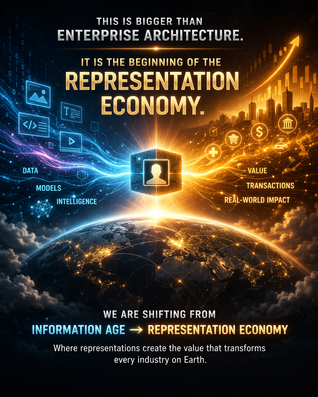 This is bigger than enterprise architecture. It is the beginning of the Representation Economy.