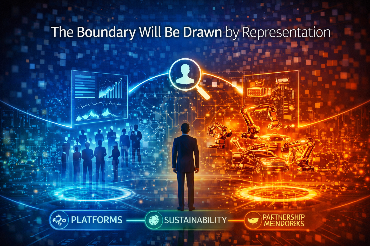 The Boundary Will Be Drawn by Representation: machine-readable-boundary-of-the-firm-ai