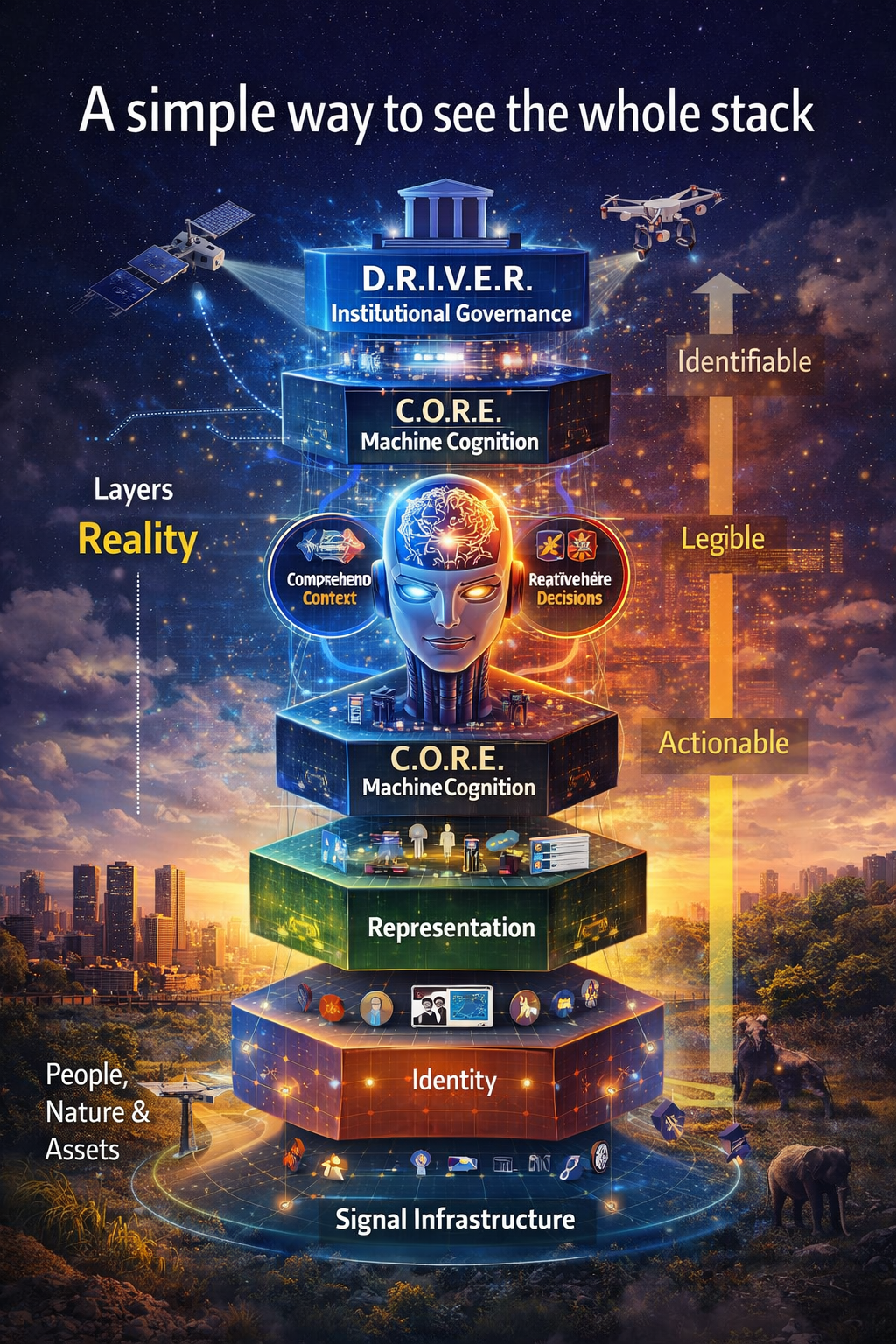 A simple way to see the whole stack