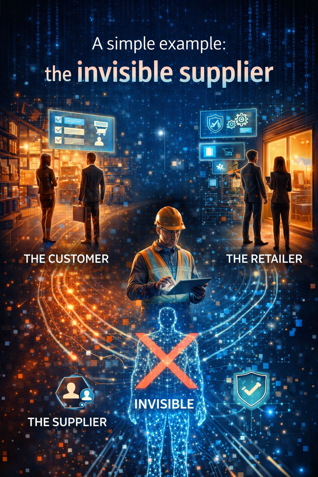 A simple example: the invisible supplier